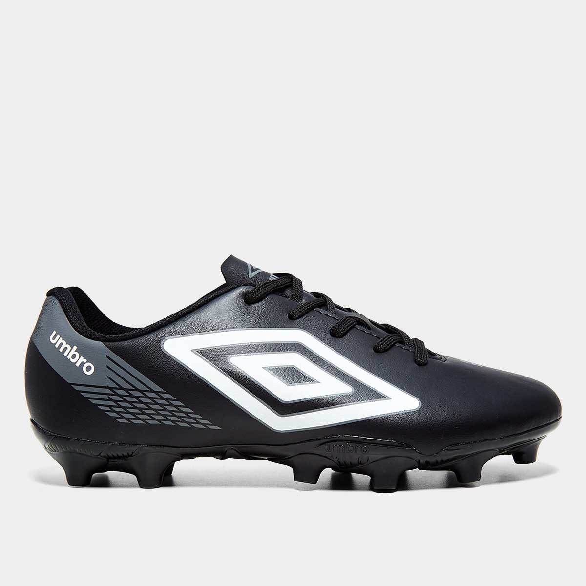 Miniatura Chuteira Campo Umbro On Unissex Preto+Grafite - 42
