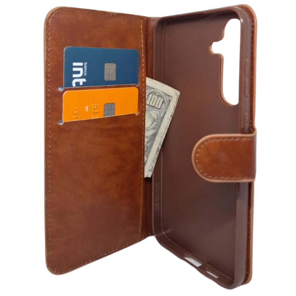Miniatura Capa Carteira Para Samsung S24 Plus Tela De 6.7 Capinha Case