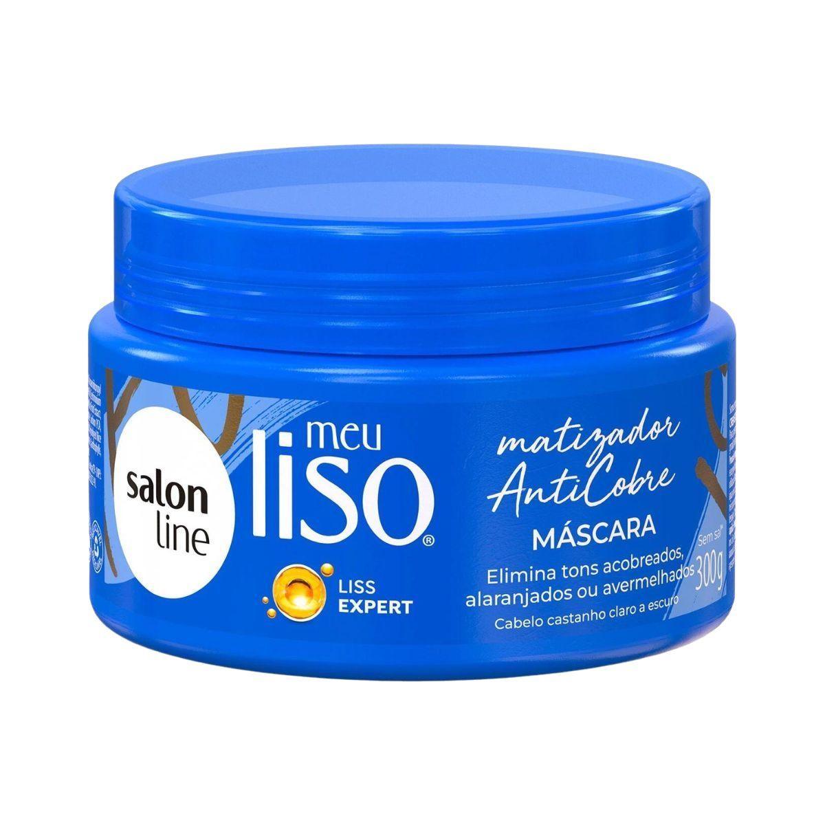 Miniatura Shampoo + Máscara Salon Line Meu Liso Matizador Anticobre