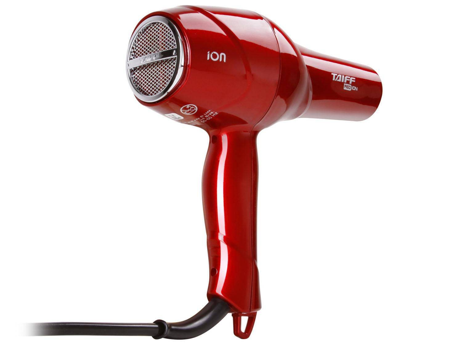 Miniatura Secador Taiff Red Ion 1900W + Model Curves + Chap Red Ion