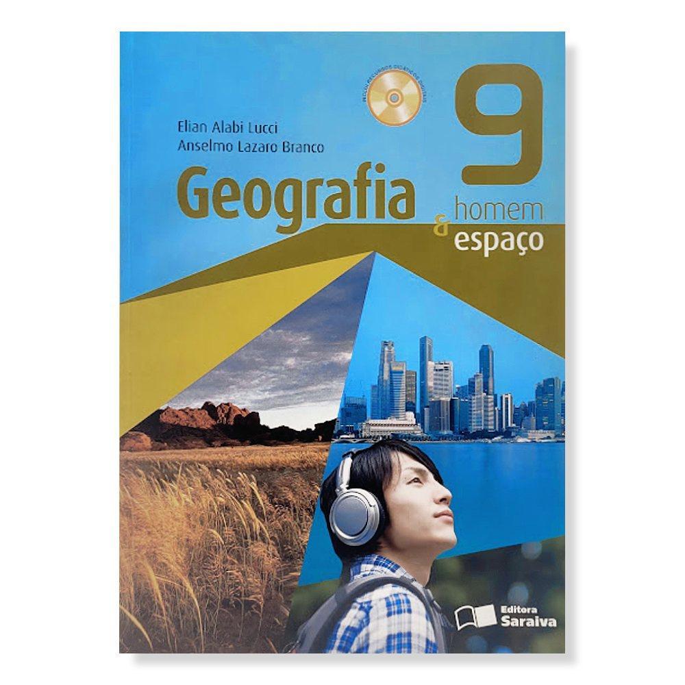 Miniatura Geografia Homem E Espaço 9º Ano - Editora Saraiva