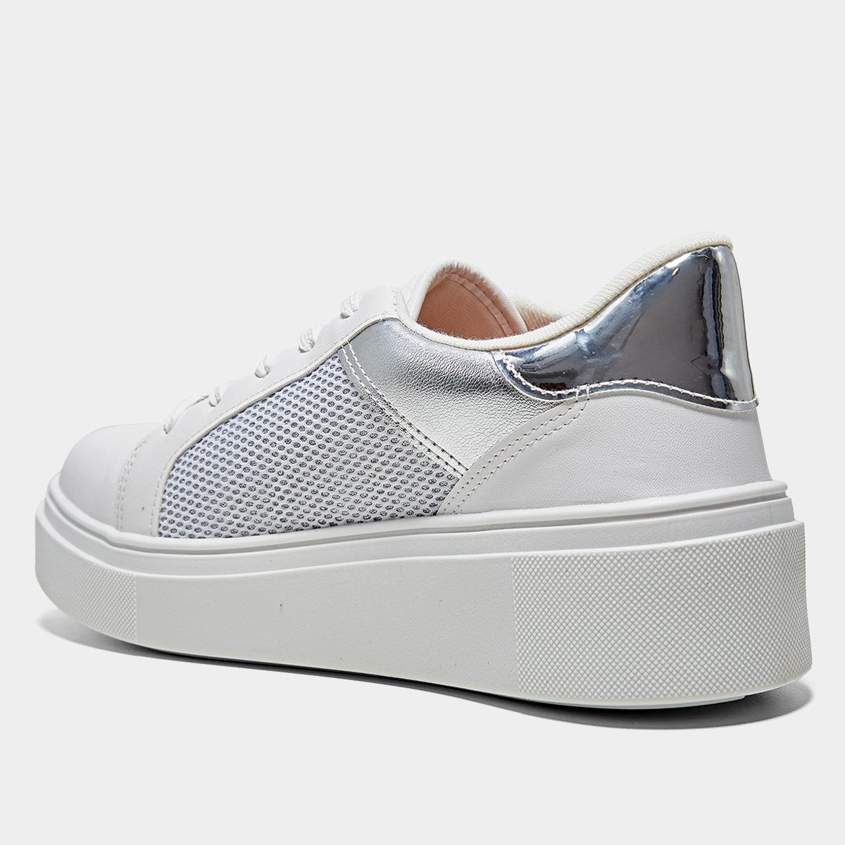 Miniatura Tênis Vizzano Tela Lateral Feminino Branco - 34