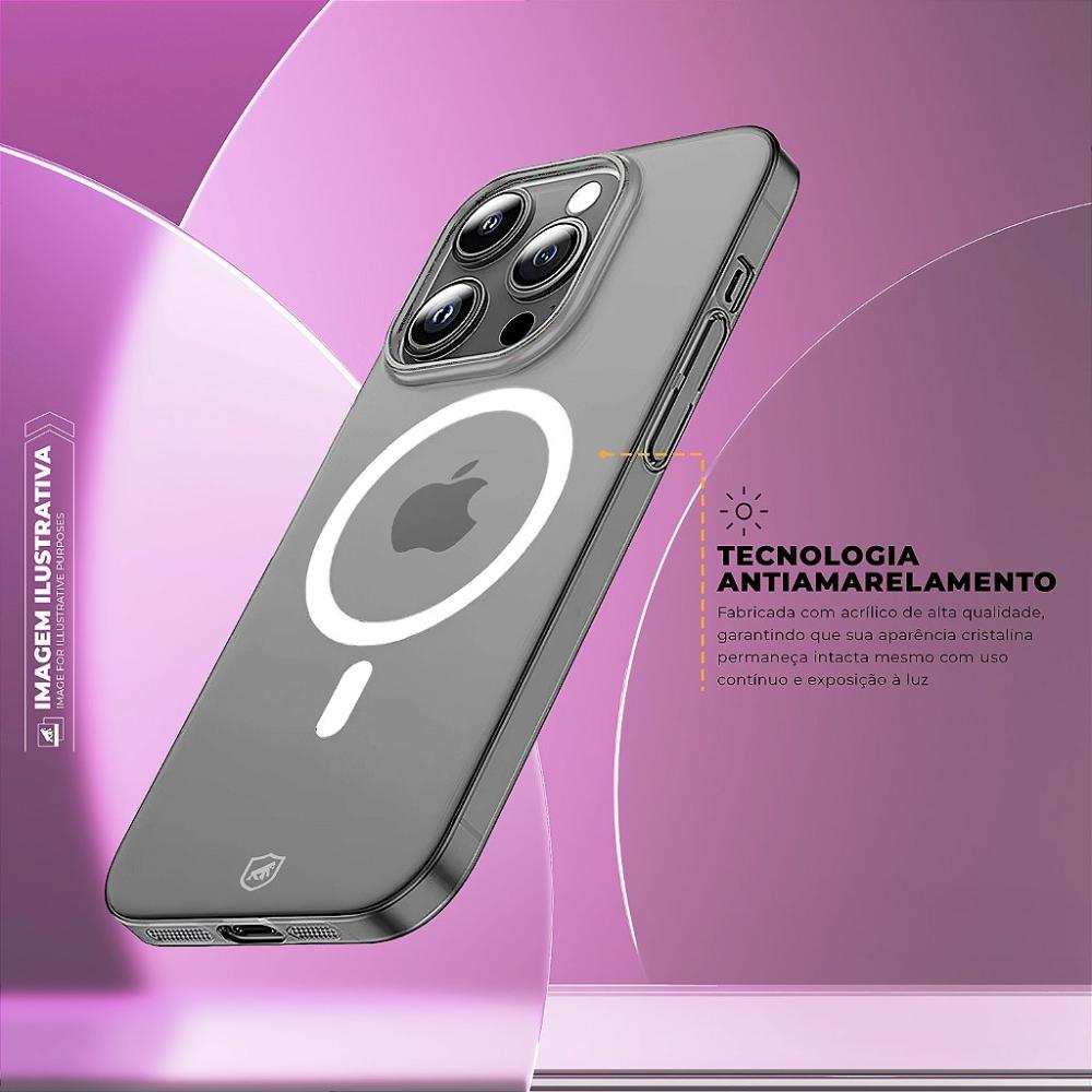 Capa para Galaxy S25 Ultra Crystal Slim Magsafe NÃO AMARELA