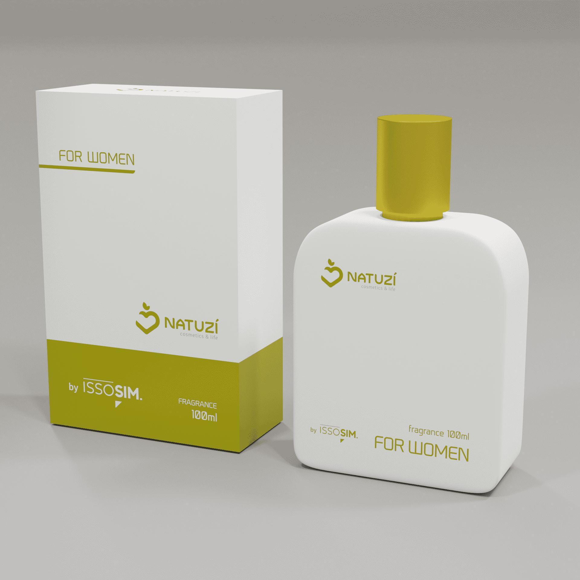 Miniatura Perfume Vidro Nº 12 Natuzí - 100ML Fragrância Floral