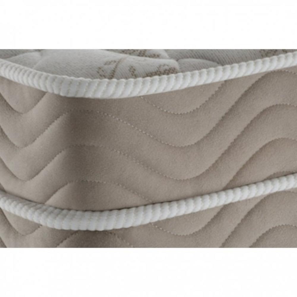 Conjunto Cama Box Colchão Airtech Spring Pocket Super King 193x203x30cm Ortobom Branco/Bege