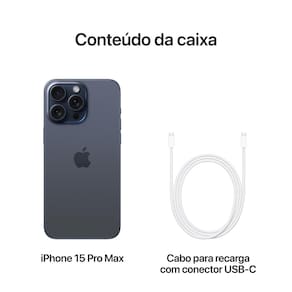 Apple iPhone 15 Pro Max 256GB - Titânio Azul