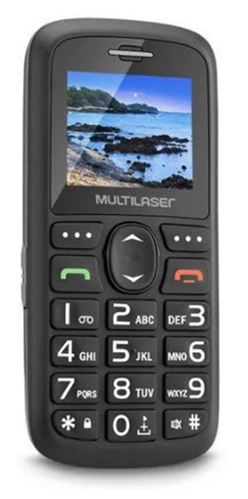 Miniatura Celular Vita 3G + Base Botão Sos Fácil Idoso P9091