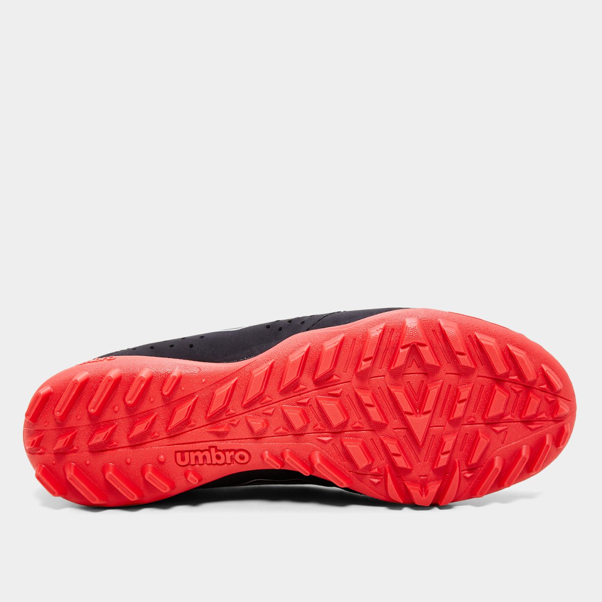 Miniatura Chuteira Society Umbro Neo Striker Unissex Preto+Vinho - 37