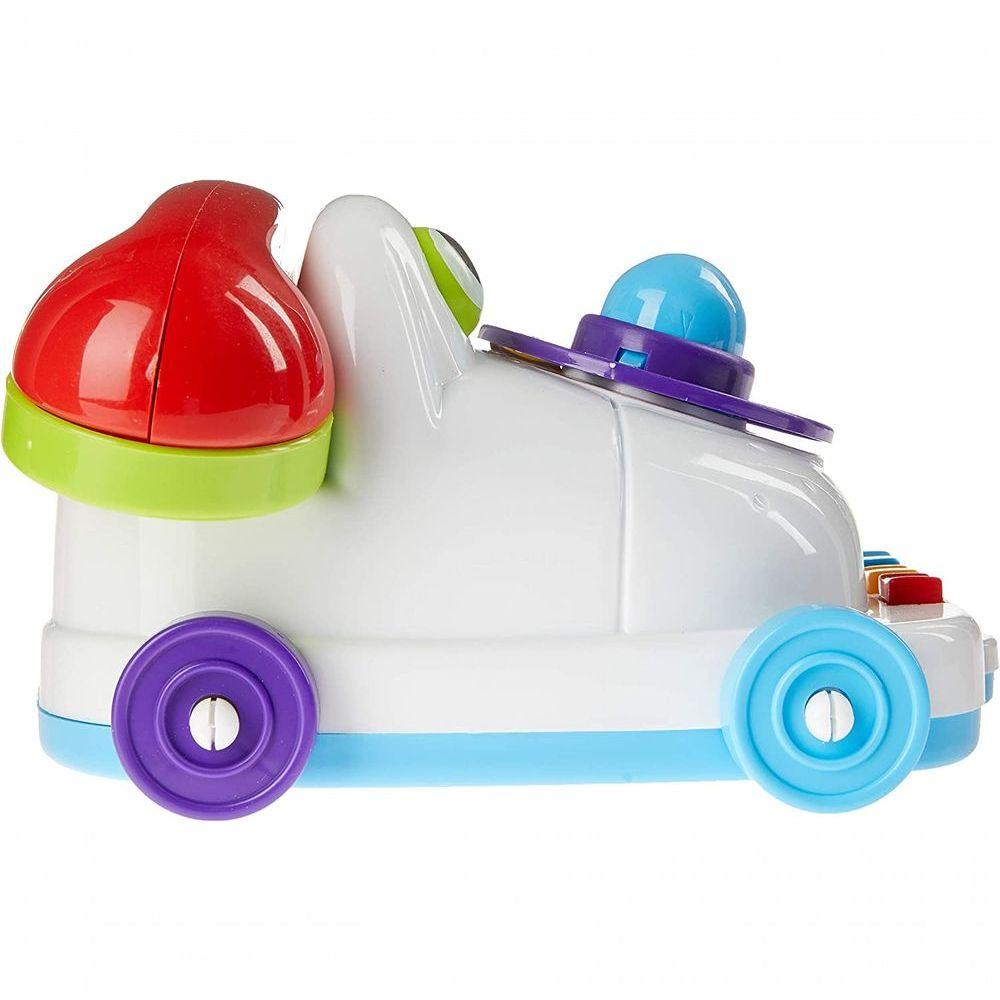Miniatura Telefone Infantil Brinquedo Educativo Para Bebe Com Cofrinho Cor:branco