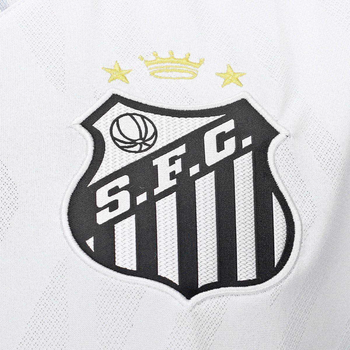 Miniatura Camisa Santos I 25/26 Neymar N° 10 Torcedor Umbro Masculina Branco+Cinza - EGG