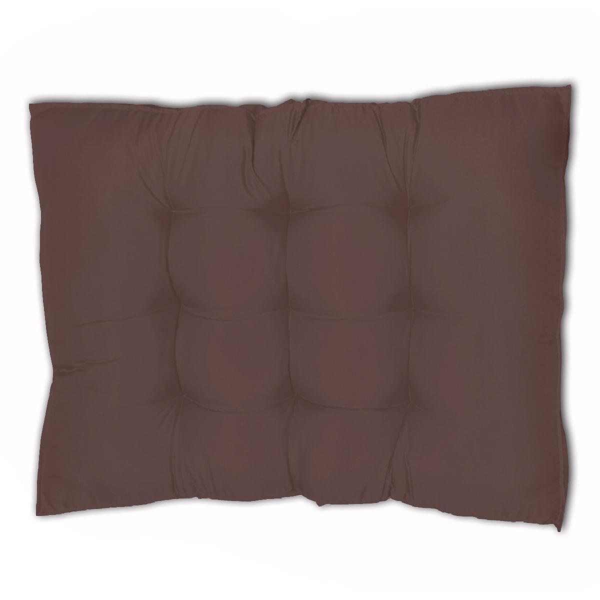 Miniatura Almofada Futon Alto Oxford 120X80 Gigante Qualidade Marrom