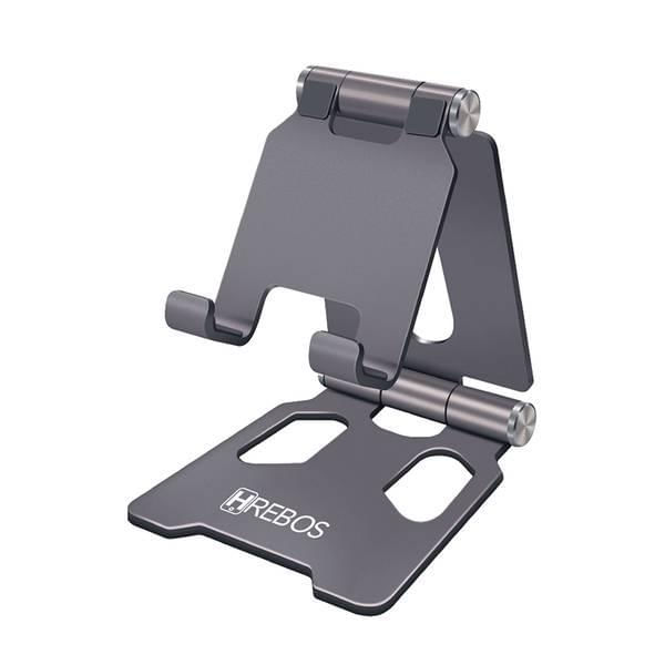 Miniatura Kit Suporte Hrebos p/ Smartphone - Capinha Antishock + Película Vidro 3D Armyshield