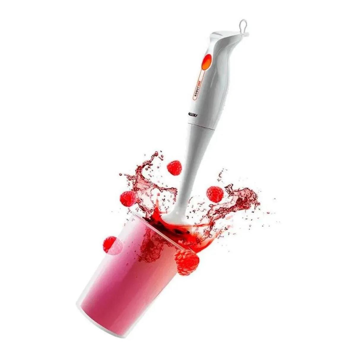 Miniatura Mixer Robot300 Versátil Mallory Branco + 1 Copo 800Ml