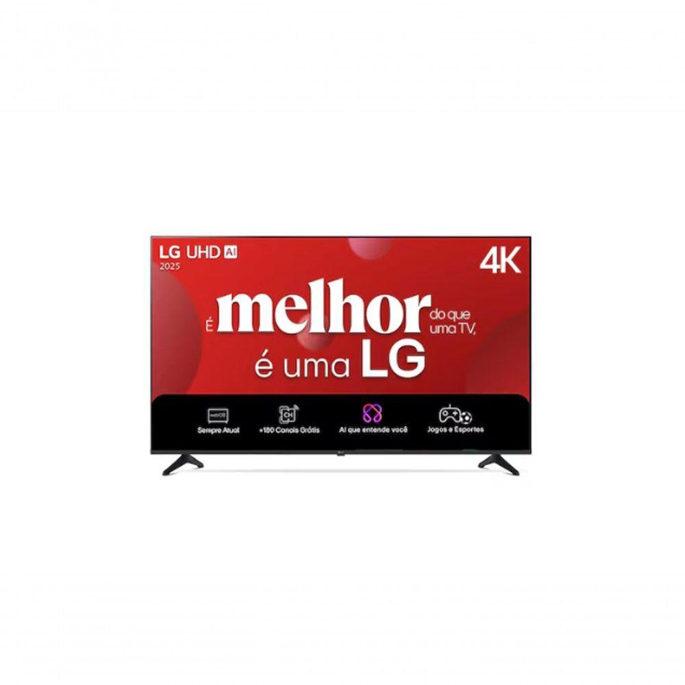 TV LG 4K UHD AI 65 UA75 2025 - a7 Gen8 HDR10 Pro e WebOS 25 Bivolt