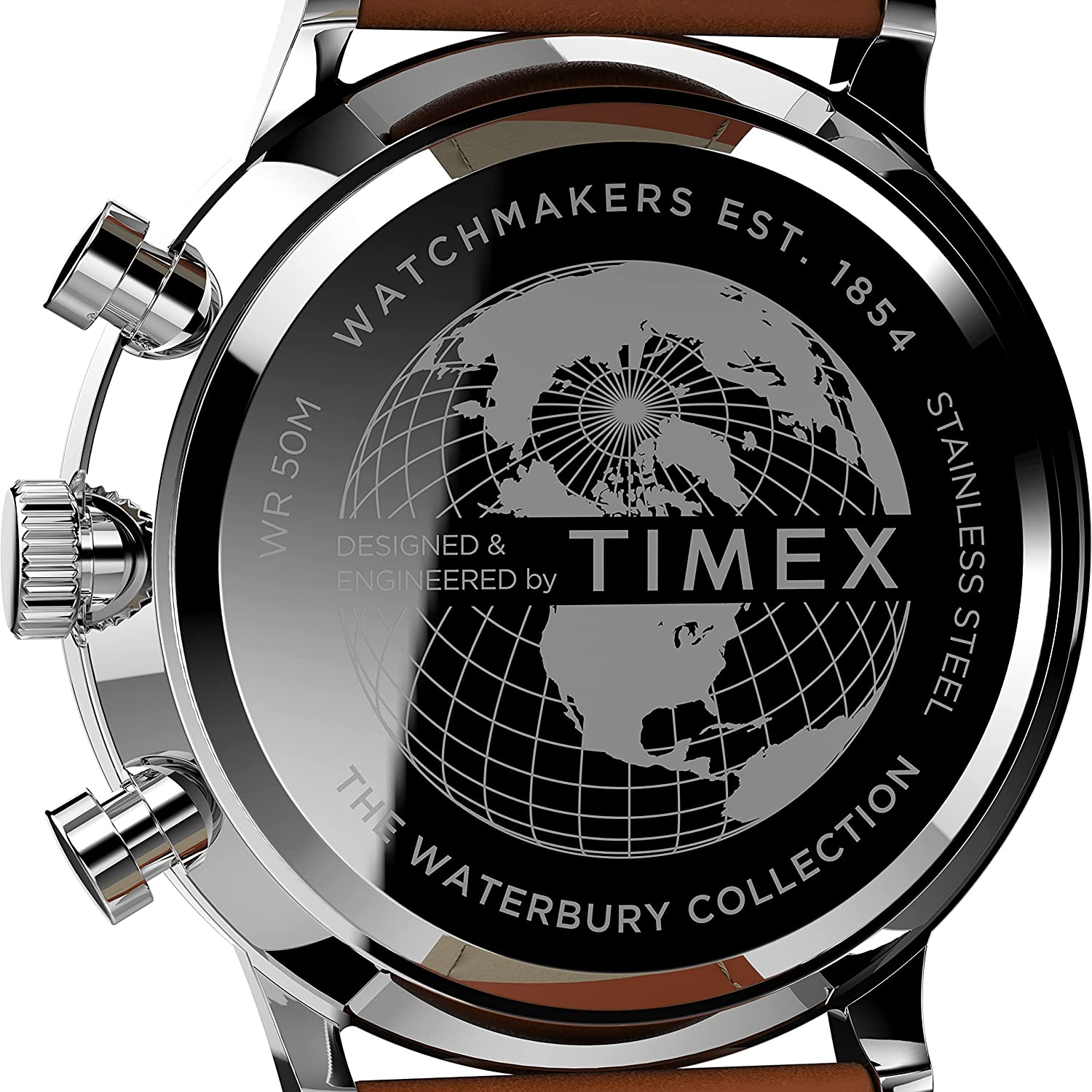 Miniatura Timex TW2V30800VQ Relógio Masculino Analógico Original A utomático Couro