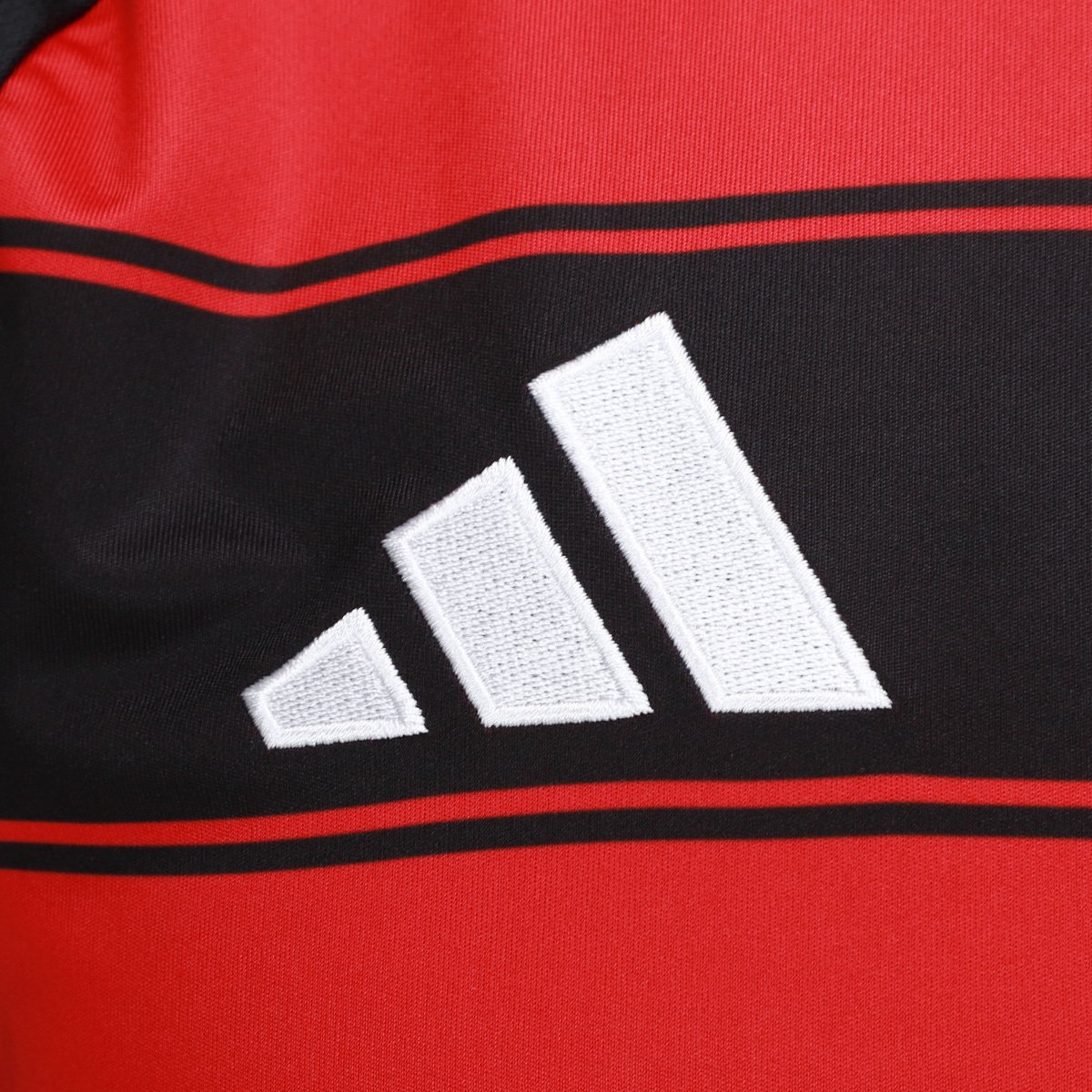 Miniatura Camisa Flamengo I 25/26 s/n Torcedor Adidas Masculina Preto - EGG