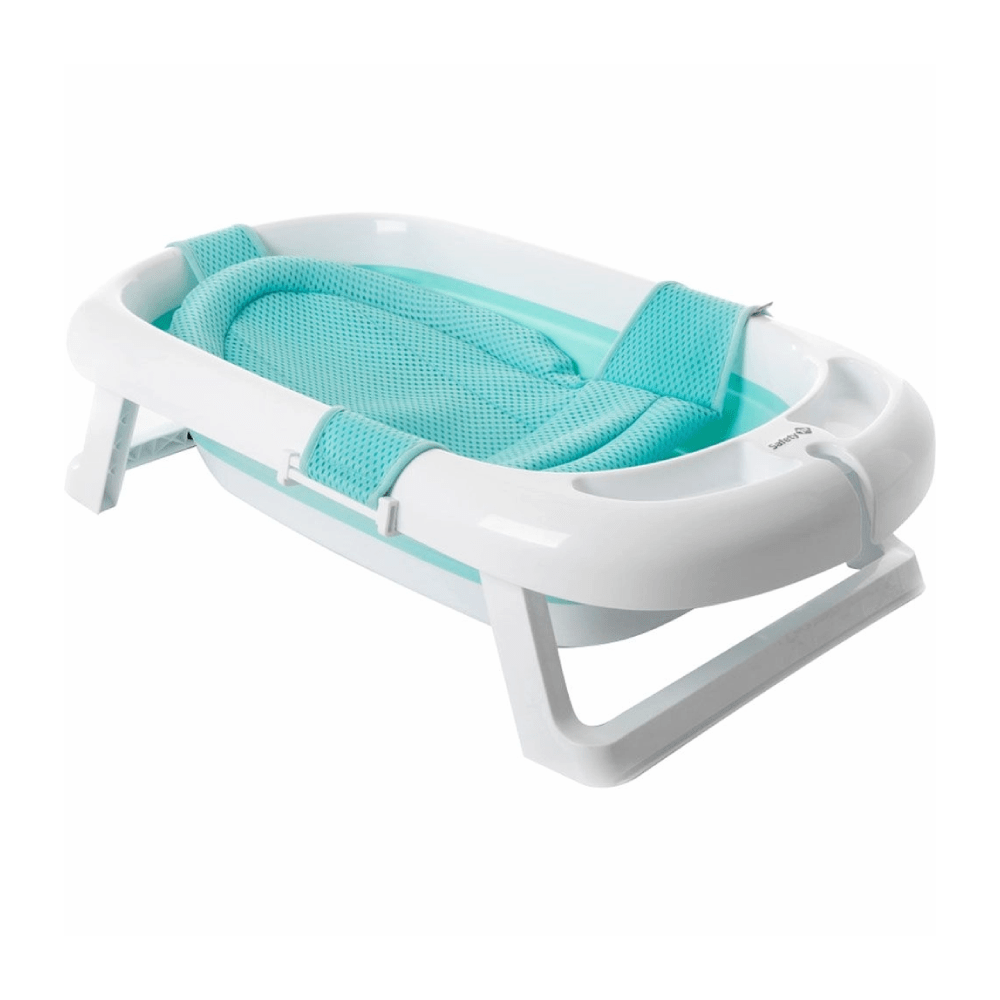 Miniatura Banheira Infantil com Suporte Smile Aqua Green - Safety 1st