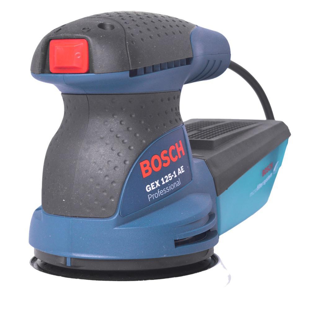 Miniatura Lixadeira Roto Orbital 250W Gex 125-1 Ae Bosch - 127V