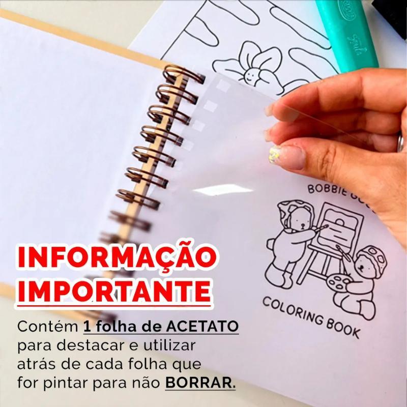 Livro De Colorir Bobbie Goods 50 Páginas Bob Gods Capa Dura