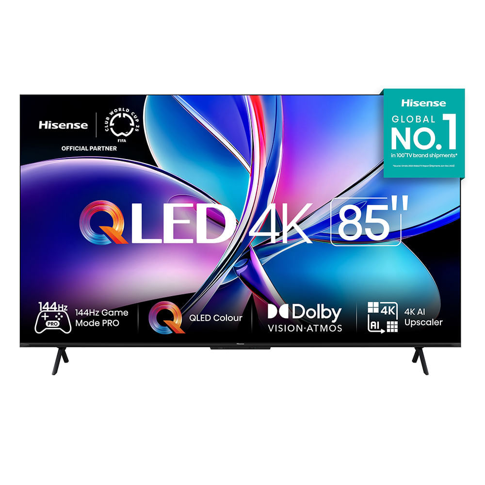 Smart TV Hisense QLED 4K 85" Polegadas com Dolby Vision, Dolby Gaming, Alexa e Google - 85Q7QG