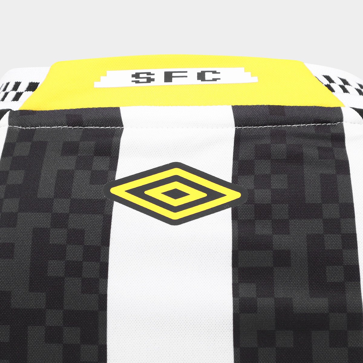 Camisa Santos II 25/26 S/N Torcedor Umbro Masculina Preto+Branco - EGG