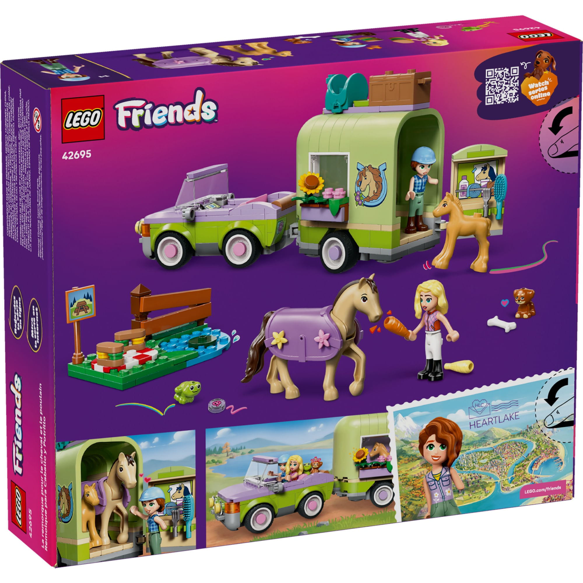 Miniatura LEGO® Friends - Reboque para Cavalo e Potro