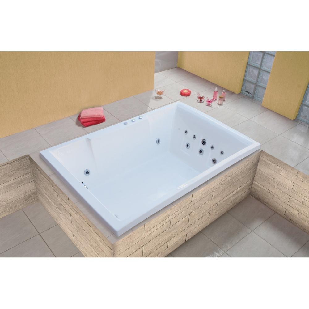 Miniatura Banheira Hidromassagem Astra Double Cayman Super Luxo 180cmx120cmx52cm - 08 Jatos Acrílico P3 Com Aquecedor 110V