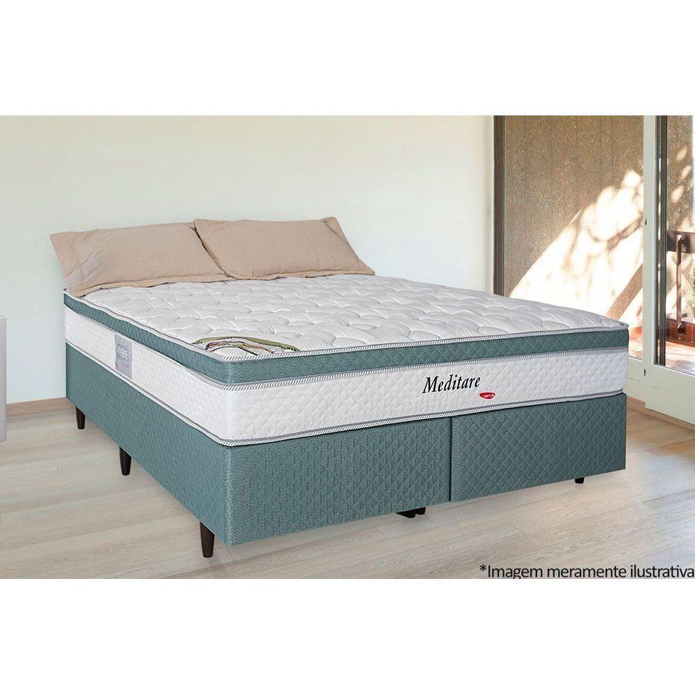 Miniatura Colchão Casal Molas Ensacadas Meditare Euro Pillow (138x188x29) Herval