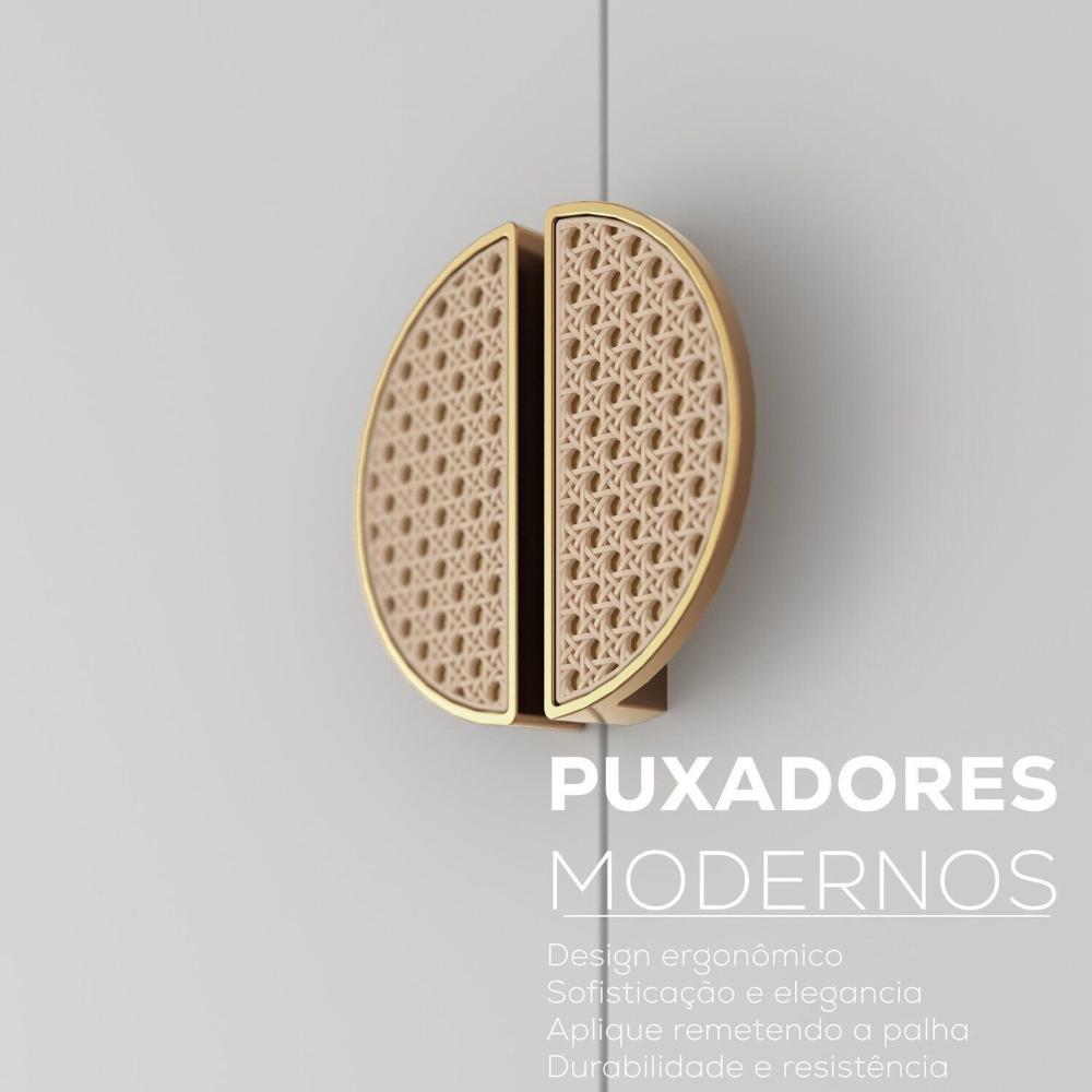 Guarda-roupa Solteiro 100% Mdf Bp 4 Portas 2 Gavetas Asti Urbi
