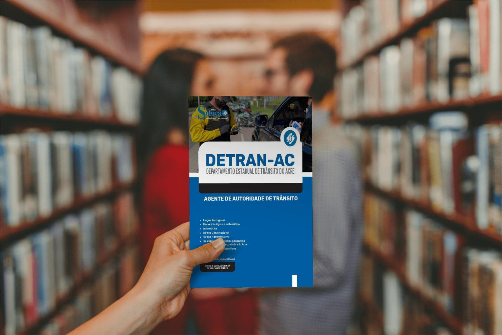 Miniatura Apostila Detran Ac 2024 - Agente De Autoridade De Trânsito