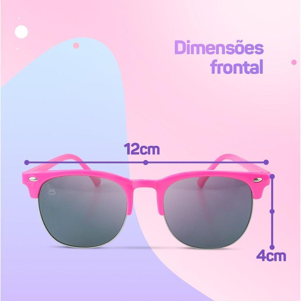 Miniatura Relogio Digital Rosa Infantil Led + Case Premium + Oculos Qualiadde Premium Original Silicone Menina