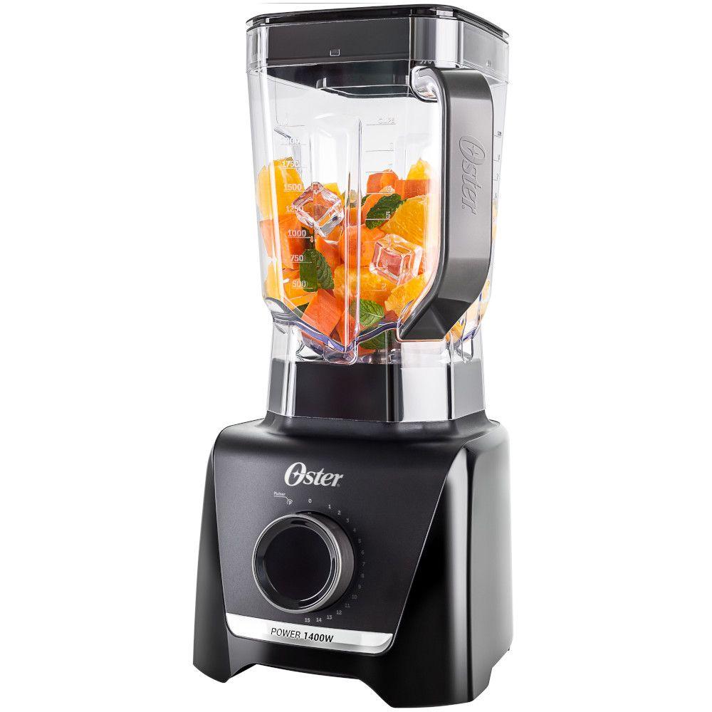 Miniatura Liquidificador Oster 1400 Full 1400W 3,2 Litros Preto 220V OLIQ610-220 220v