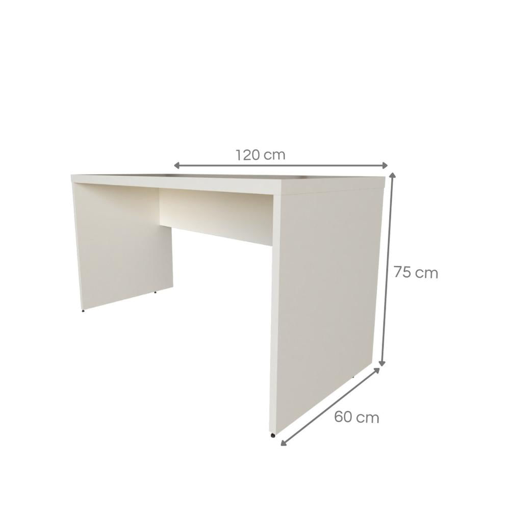 Miniatura Conjunto Escritório / Home Office Kit com Mesa, Gaveteiro e Prateleira