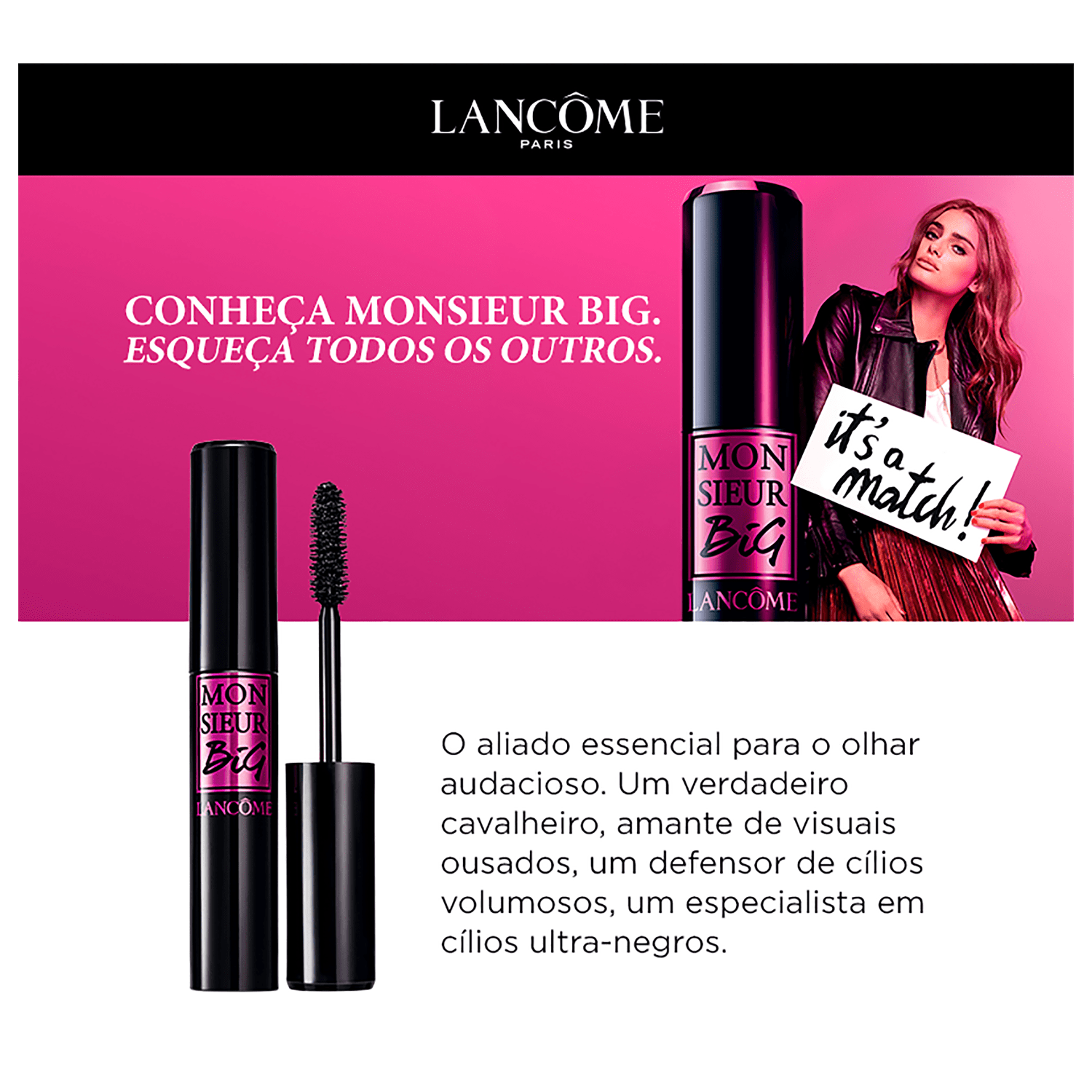 Miniatura Lancôme Monsieur Big Midi - Máscara para Cílios 4ml BLZ