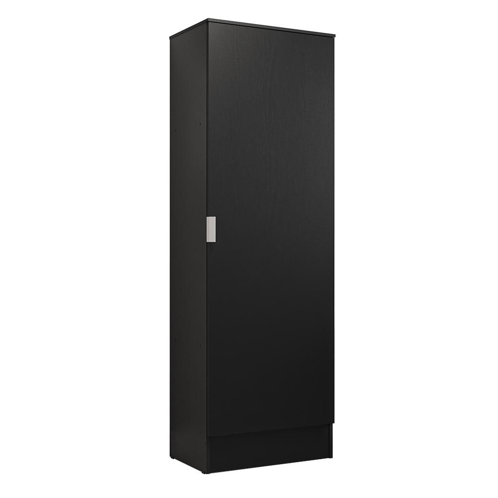 Miniatura Armário Multiuso 60 cm 1 porta Preto Madesa Preto