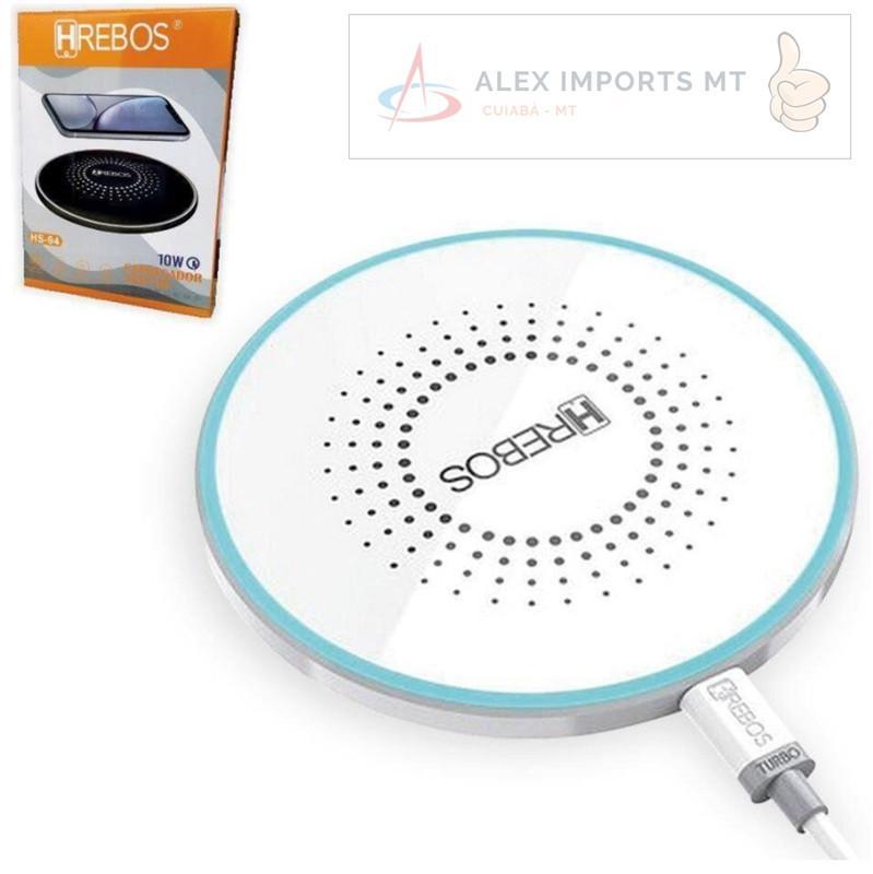 Miniatura Carregador Sem Fio Wireless Qi Fast Pratico E Bom