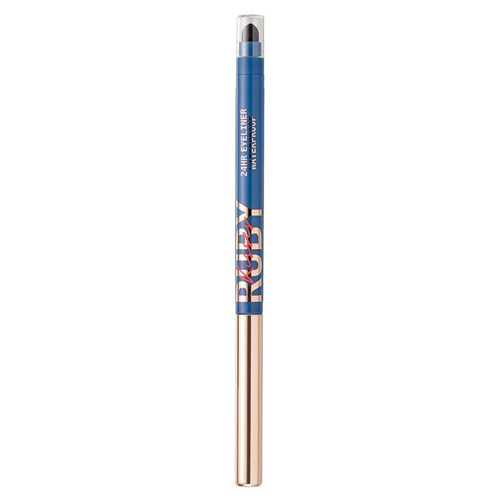 Miniatura Lápis de Olhos Retrátil em Gel à Prova D'água Ruby Kisses Azul