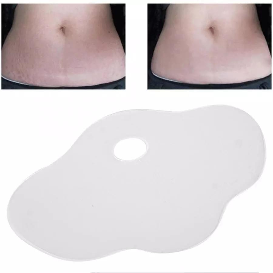 Adesivo De Silicone Anti-Rugas Para O Abdômen E Barriga