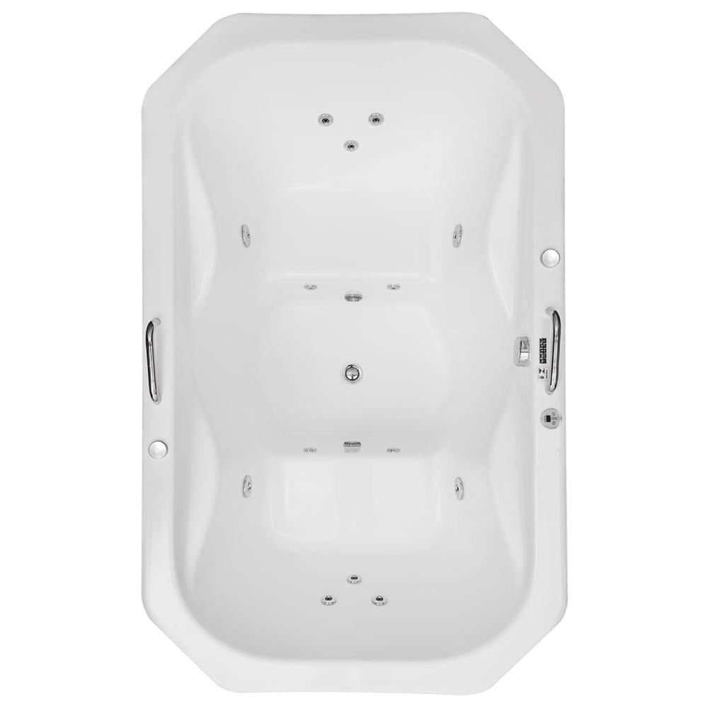 Miniatura Banheira Ofurô Zen Maggiore Gran Luxo com Aquecedor Astra 165 Cm - 300 Litros - P3 - 220v Branco