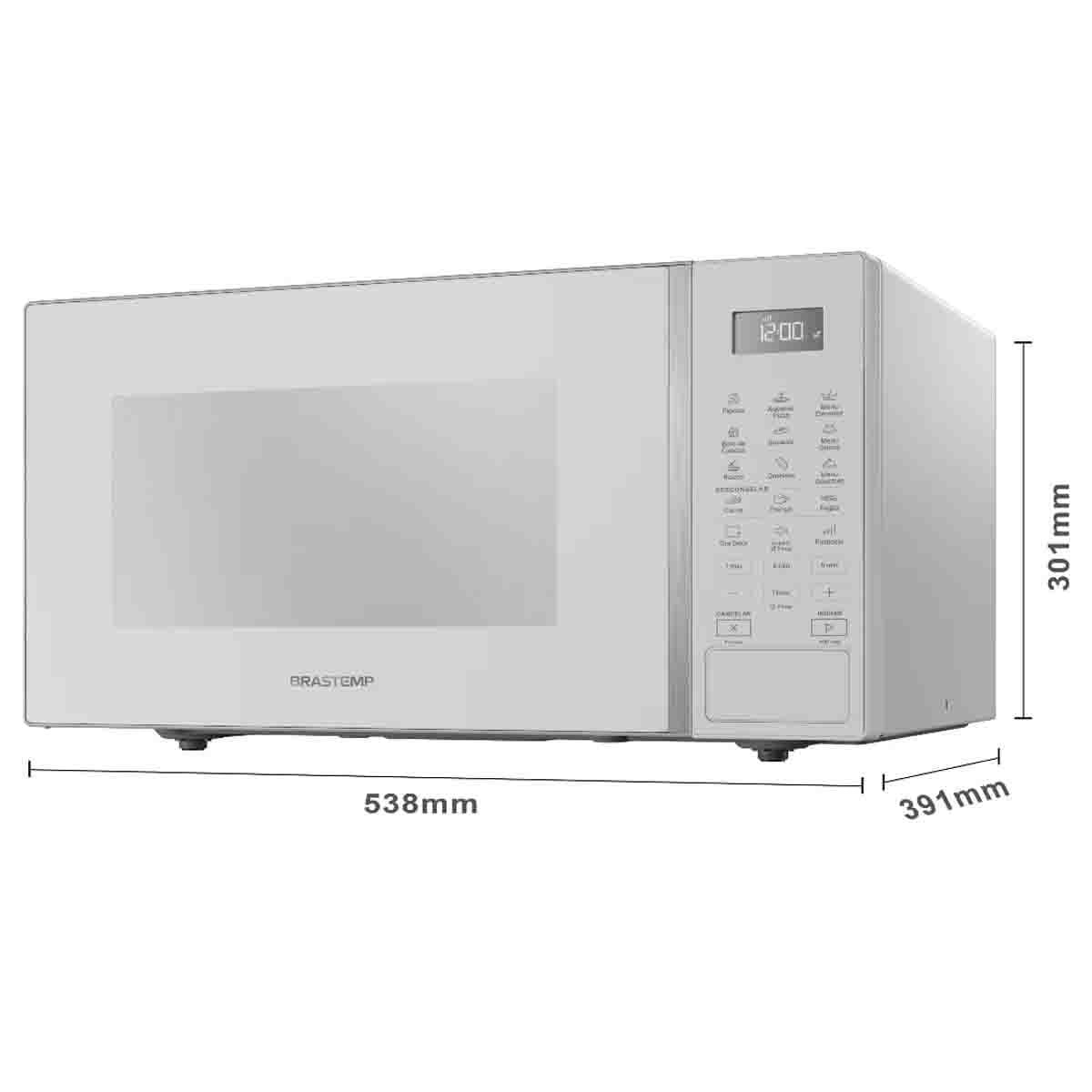 Miniatura Micro-Ondas Brastemp 32 Litros Com Menu Gourmet - Bms46 220V