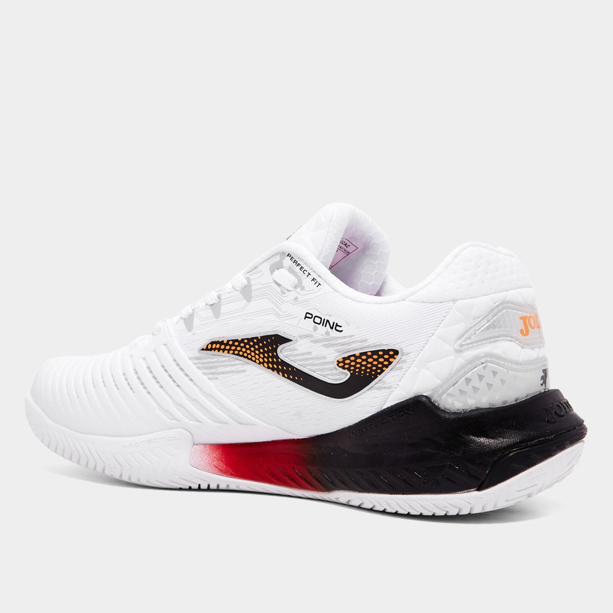 Miniatura Tênis Joma Point All Court TPOIS2532AC Masculino Branco+Preto - 39