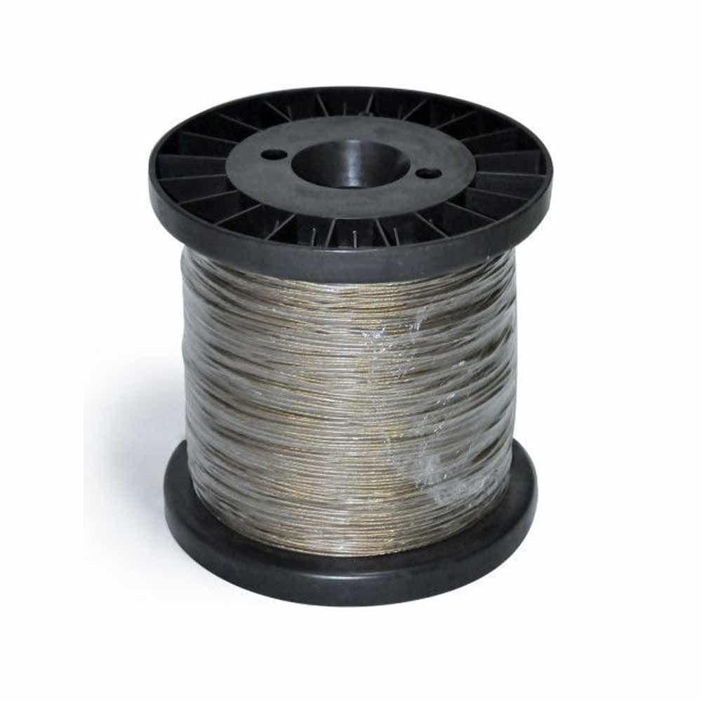 Miniatura Cabo De Aço Revestido Em Nylon P/ Pesca 50Lb 500M