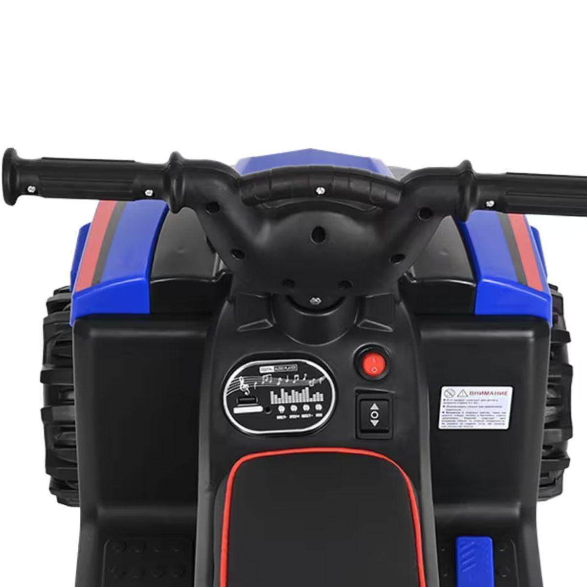 Mini Quadriciclo Elétrico Azul Infantil 6V - Zippy Toys