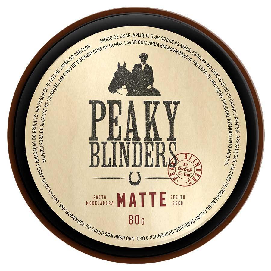 Miniatura Pasta Matte Peaky Blinders Pomada Cabelo Alta Fixação 80G