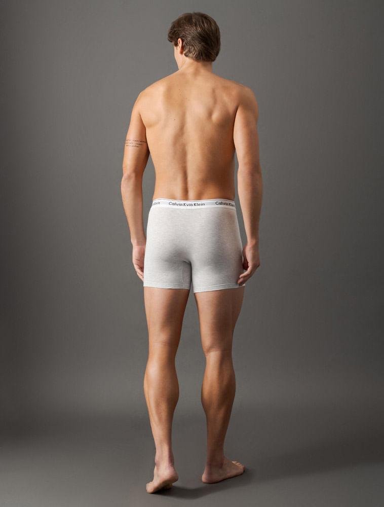Miniatura Cueca Boxer Modal Cotton Calvin Klein Underwear - Cinza Claro Cueca Boxer Modal Cotton Calvin Klein Underwear Cinza Claro g