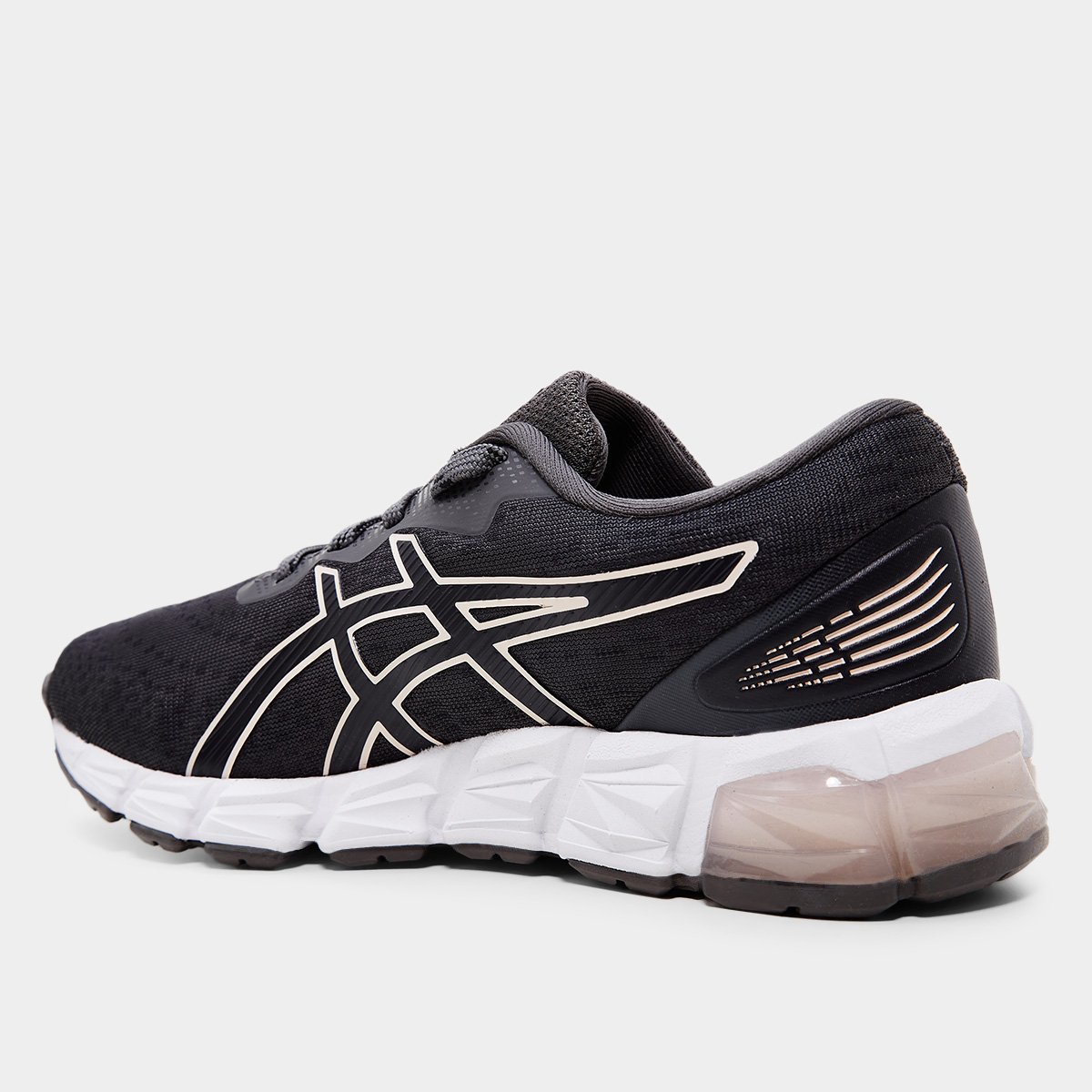 Miniatura Tênis Asics Gel Quantum 180 Fly Feminino Cinza+Bege - 35
