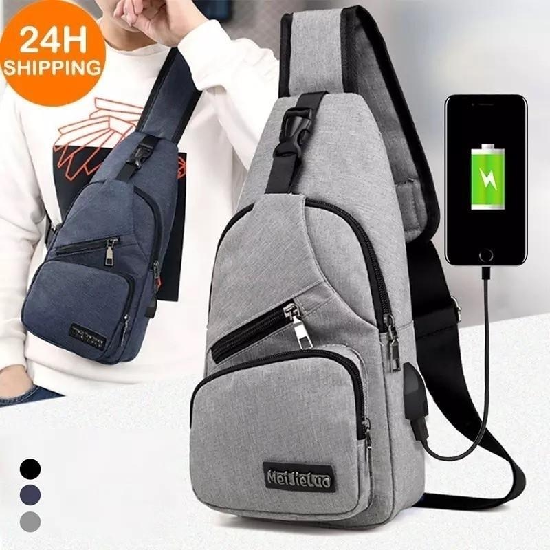 Miniatura Bolsa Ombro Masculina Mochila Anti-Roubo Ombro Entrada