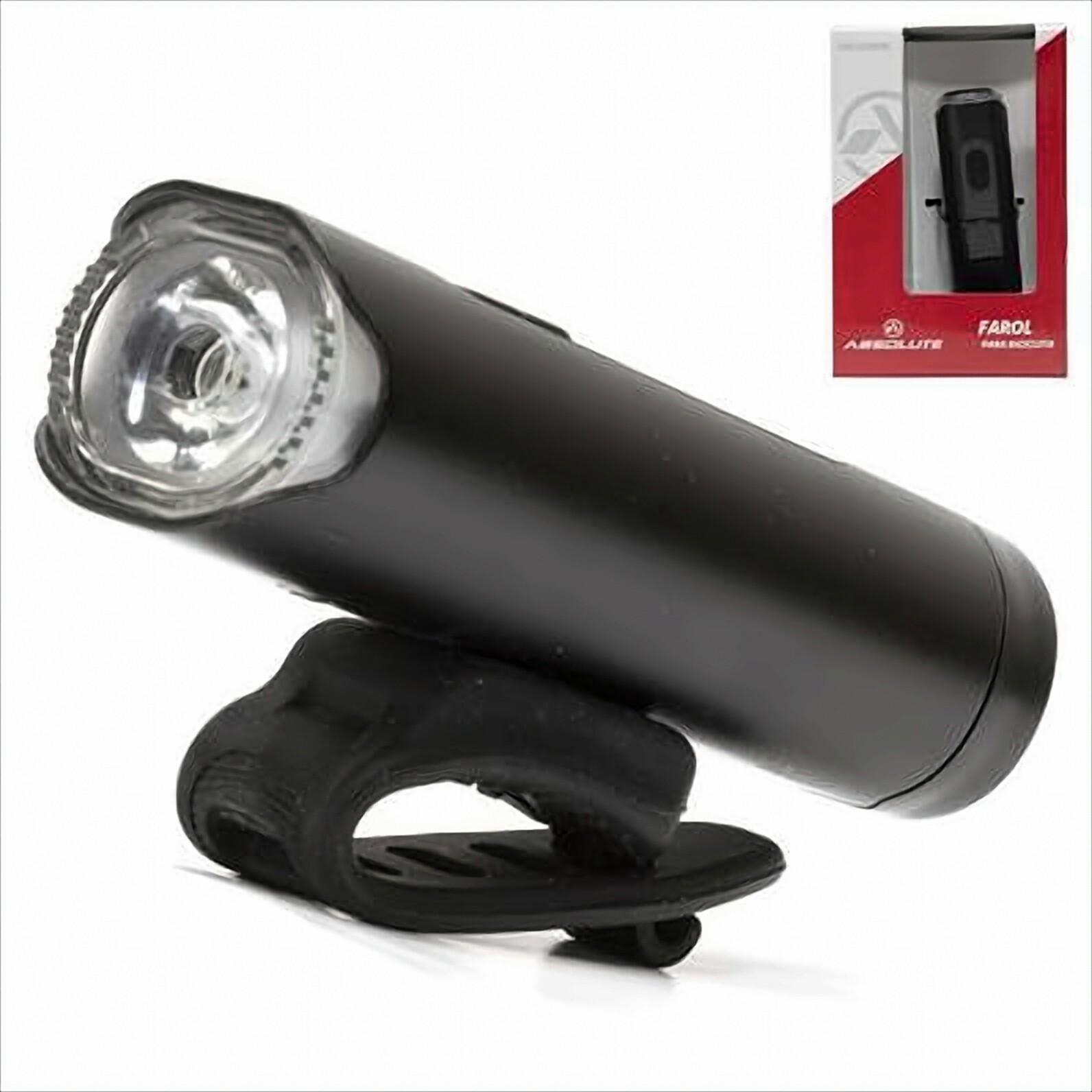 Miniatura Farol Led Lanterna Bicicleta Absolute Prime 500 Lumens Usb