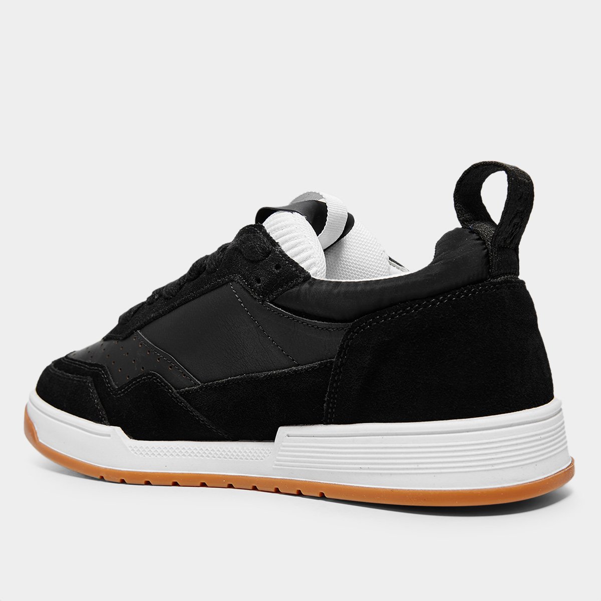 Miniatura Tênis Baw Clothing Break Mad Masculino Preto+Branco - 35