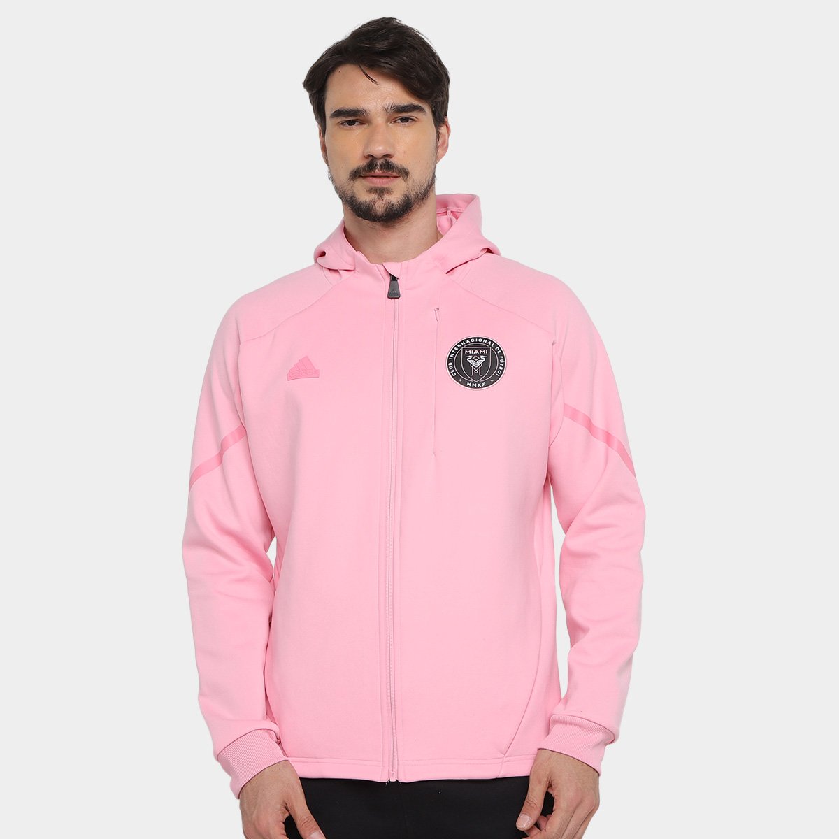 Miniatura Jaqueta Inter Miami 24/25 Hino For Gameday Masculina Rosa - EGG